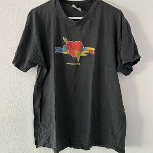 Tom Petty & The Heartbreakers classic heart logo graphic vintage tee